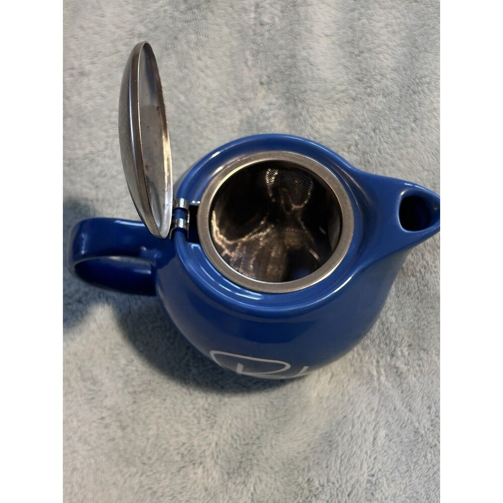 2017 M&M's World M&M Blue! Tea for 2 Tea Diffuser Pot - Picture 4 of 4